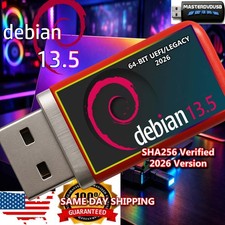 Debian 13.5 Bootable USB Offline Live Installer | UEFI & Legacy | SHA256 Verifed picture