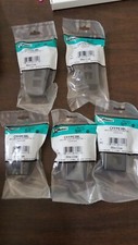 Reduced GREAT DEAL LOT OF 5 Panduit CFFPE3BL Mini-Com Faceplates Pan-Net picture