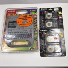 Casio KL-750-L1  EZ Label Printer Typewriter Style With 2 Packs Of Labels New picture
