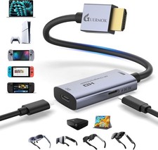 4K@60Hz HDMI to USB-C Adapter for XREAL RayNeo Rokid AR Glasses Silver picture
