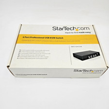 StarTech 4 Port Professional VGA USB PS/2 KVM Switch SV431H Open Box SV431USB picture