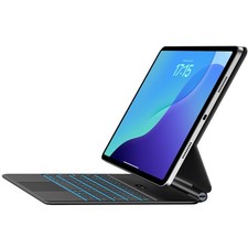 Jibrealg Keyboard Case iPad 11th A16 2025& 10th Gen Trackpad Black Backlit RGB picture