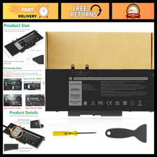 High-Capacity Laptop Battery Replacement for Dell Latitude, Inspiron, Precision picture