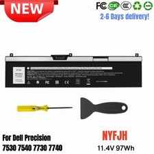 New NYFJH Battery For Dell Precision 7330 7530 7540 7730 7740 Series 97wh picture