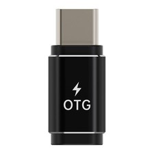 Adaptador OTG de 8 pines a tipo C (negro) picture