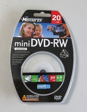 Memorex Mini DVD-RW 20 PACK NEW picture