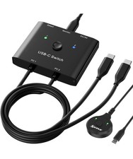 USB C Switch,Bi-Directional C Switcher 2 Computers,MLEEDA C Switch  picture