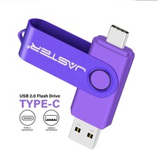 Type-c USB Flash Drive 128GB Real Capacity Pen 64GB - 128MB(Not 128GB) / White picture