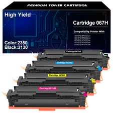 4 Packs 067H 067 Toner Cartridge for Canon Color imageCLASS MF656Cdw LBP633Cdw picture