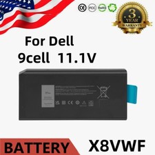 ✅LOT 30 X8VWF 97WH BATTERY FOR DELL LATITUDE 14 RUGGED 5404 5414 E5404 7404 7414 picture