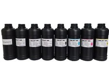 8x500ml ND® Premium LED UV Curable Inkjet Inks for DX5 DX7 printhead printers picture