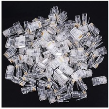 1000 Pcs Cat5 RJ-45 Ends, Cat5 Connector, Cat6 / Cat5e RJ45 Connector, Ethernet picture
