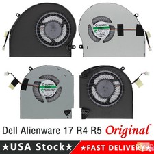 A Pair OEM CPU + GPU Cooling Fan For Dell Alienware 17 R4 R5 P31E ALW17C Laptop picture