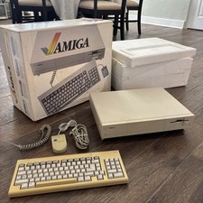 Commodore Amiga 1000 personal computer tested, working, clean w/original box picture