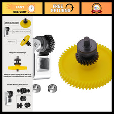 Hardened Steel Dual Gear Extruder Kit for 3D Printers, DLC Coated, POM & Aluminu picture