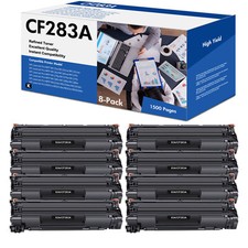 8 PACK CF283A Toner Compatible with HP LaserJet MFP M127fw M127fn M125nw M225dn picture