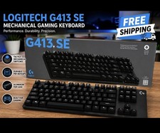 Logitech G413 TKL SE Mechanical Gaming Keyboard, Backlit, Anti-Ghosting - Black picture