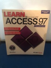 Learn Microsoft ACCESS 97 Introduction Learning CD Windows still FACTORY SEALED picture