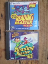 Reading Blaster Lot Ages 6-9 & 7-8 Knowledge Adventure PC CD Media Windows 98 95 picture