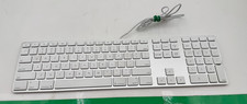 Genuine Apple A1243 Standard Slim USB Keyboard Wired (White) WORKING picture