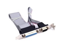 DB9 DB25 Serial Port Parallel Port on Bracket picture