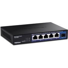 TRENDnet 6-Port Unmanaged 2.5G Switch with 10G SFP+Port, TEG-S5061, 5 x 2.5GB... picture
