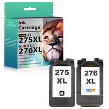 PG-275XL CL-276XL Ink Cartridge for Canon PIXMA TS3520 TS3500 High Yiled Lot picture
