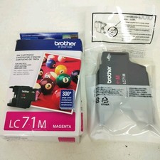 Sealed in OB-Brother LC71 Magenta Ink Cartridges Box 07/2026 picture
