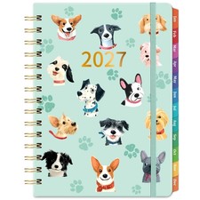 Planner 2027 Weekly Monthly Undated Schedule Organizer Notebook Green picture