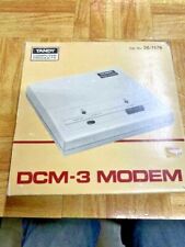 Tandy DCM-3 modem in box with power supply - no manual picture