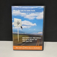 EarthLink TotalAccess 2003 Software CD ROM Vintage Y2K Dial Up Internet Disc picture