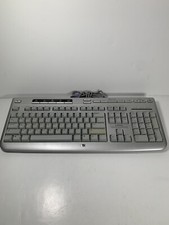 HP Model 5187 Keyboard Gray Silver Multimedia w/ Media Player Controls 8.F5 picture