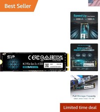 Silicon Power 256GB NVMe M.2 PCIe Gen3x4 2280 SSD SP256GBM28 picture
