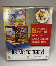 It’s Elementary Vintage Software - 8 Titles - 8 CD Roms - Mac OS 7 - Ages 7-10 picture