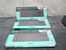 NEW Lot of 3 Logitech K400 Plus Wireless Touch Keyboard 920-007119 SEALED picture