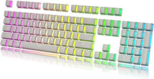 112 Double Shot PBT Shine through Pudding Keycaps Ansi/Iso - OEM Profile for MX picture