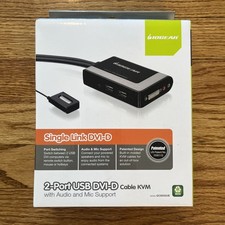 IOGEAR MiniView (GCS932UB) 2-Port DVI-D Audio And Mic USB External KVM Switch picture