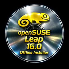 openSUSE Leap 16.0 Offline Installer DVD – 64‑bit – Stable, Secure & Flexible picture