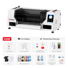 InkSonic A3+ Dual XP600 DTF Printer Bundles, Direct to Film Transfer for Custom picture