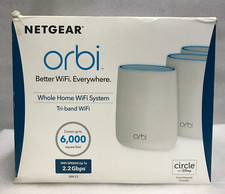 Netgear Orbi RBK23 100-NAS Whole Home 3-Band WiFi System RBS20 RBR20 2.2Gbps NEW picture