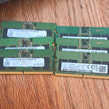 Assorted DDR5 SO-DIMM ram Lot Of 6 Micron Samsung picture