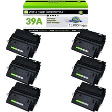 6PK High Yield Q1339A 39A Toner for HP LaserJet 4300tn 4300dtn 4300dtns Printer picture