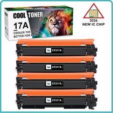4PK CF217A 17A Toner Cartridge for HP LaserJet Pro M102w M102a MFP M130fw M130nw picture