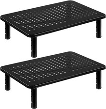 2 Pack Laptop Stand Desk Monitor Stand for Computer Printer Notebook 3 picture
