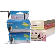 Photo Printer Compatible Ink 2 Black 1 Magenta See Pics For Fit New in Box picture