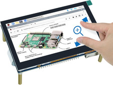 4.3 Inch Touchscreen Monitor for Raspberry Pi 5 4 B 3 B+ A+, 800X480 Pixel IPS D picture