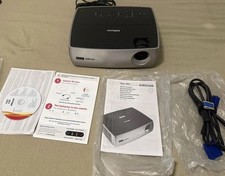 InFocus IN24 DLP Projector w/ Remote, Manual, VGA & Power Cords - Excellent picture