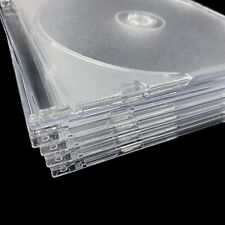 100 Pack Standard  Single CD Jewel Case Slim Clear PP DVD Disc Replacement Cover picture