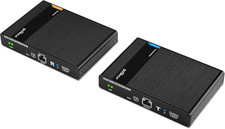 Gofanco USB KVM HDMI 2.0 Extender 230Ft 4K60Hz USB Keyboard Mouse CAT6 picture