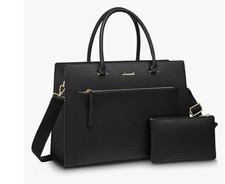LOVEVOOK Laptop & Clinch Bag In Black  15.6 ‘ Computer Case picture